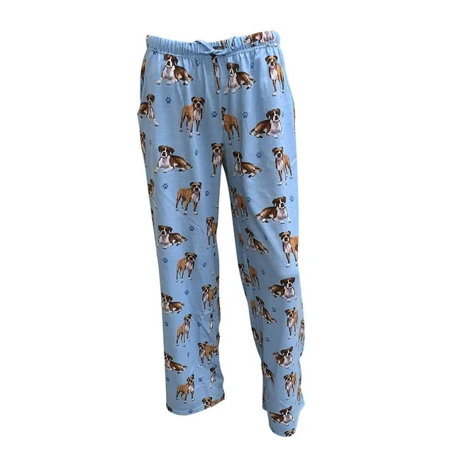 Pet Lover Pajama Pants – New Cotton Blend - All Season - Comfort Fit Lounge Pants for Women and Men - 27 Breeds Available