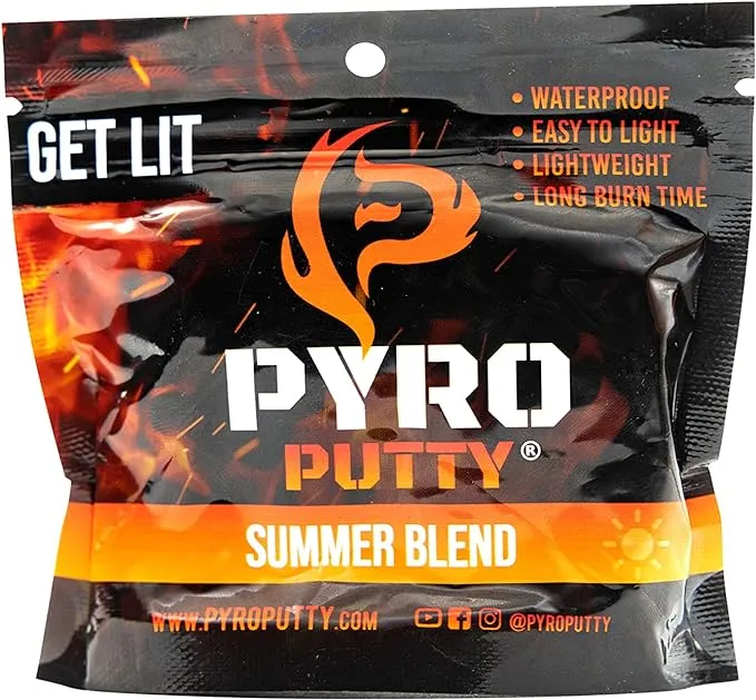 Pyro Putty 2oz Waterproof Fire Starter-Summer Blend