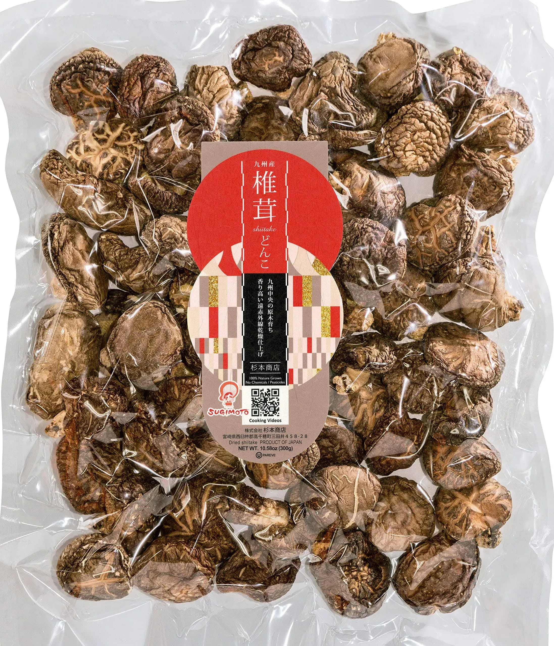 Sugimoto Forest-grown Japanese Dried Shiitake Donko 300g