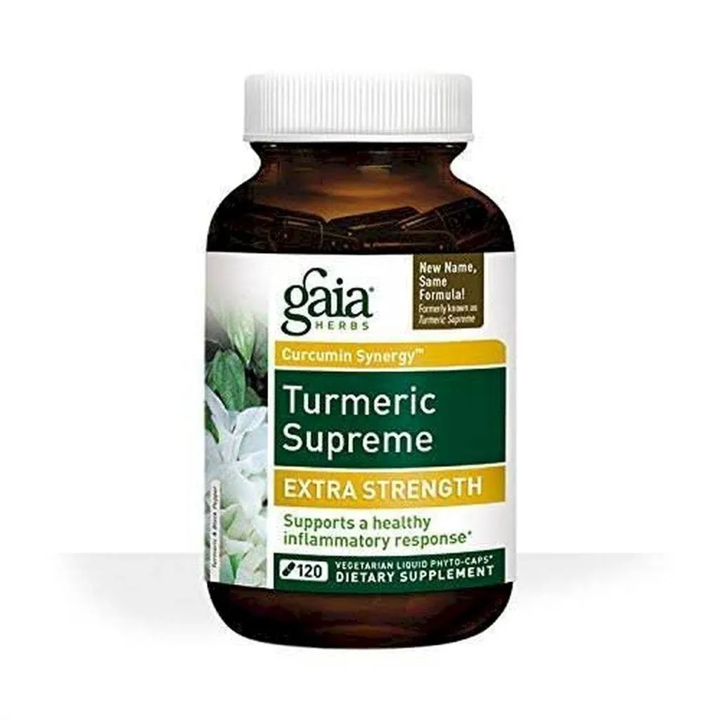 Gaia Herbs Turmeric Supreme Extra Strength - Helps Reduce Occasional Inflammation from Normal Wear & Tear