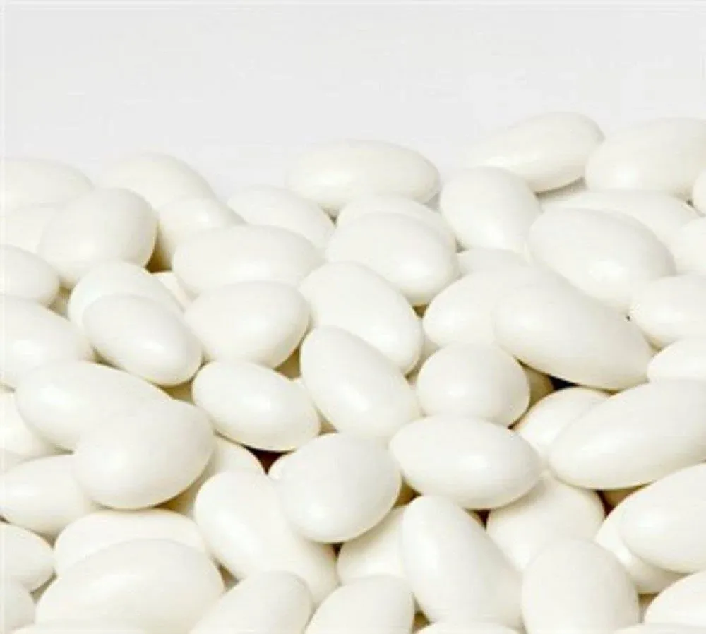 Jordan Almonds by Its Delish White, 2 lbs