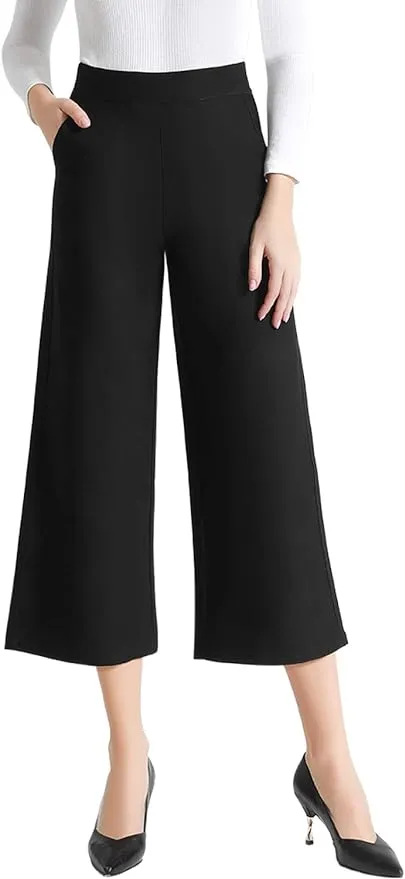 Tsful Wide Leg Pants for Women Trousers High Waisted Dress Pants Business Casual ...