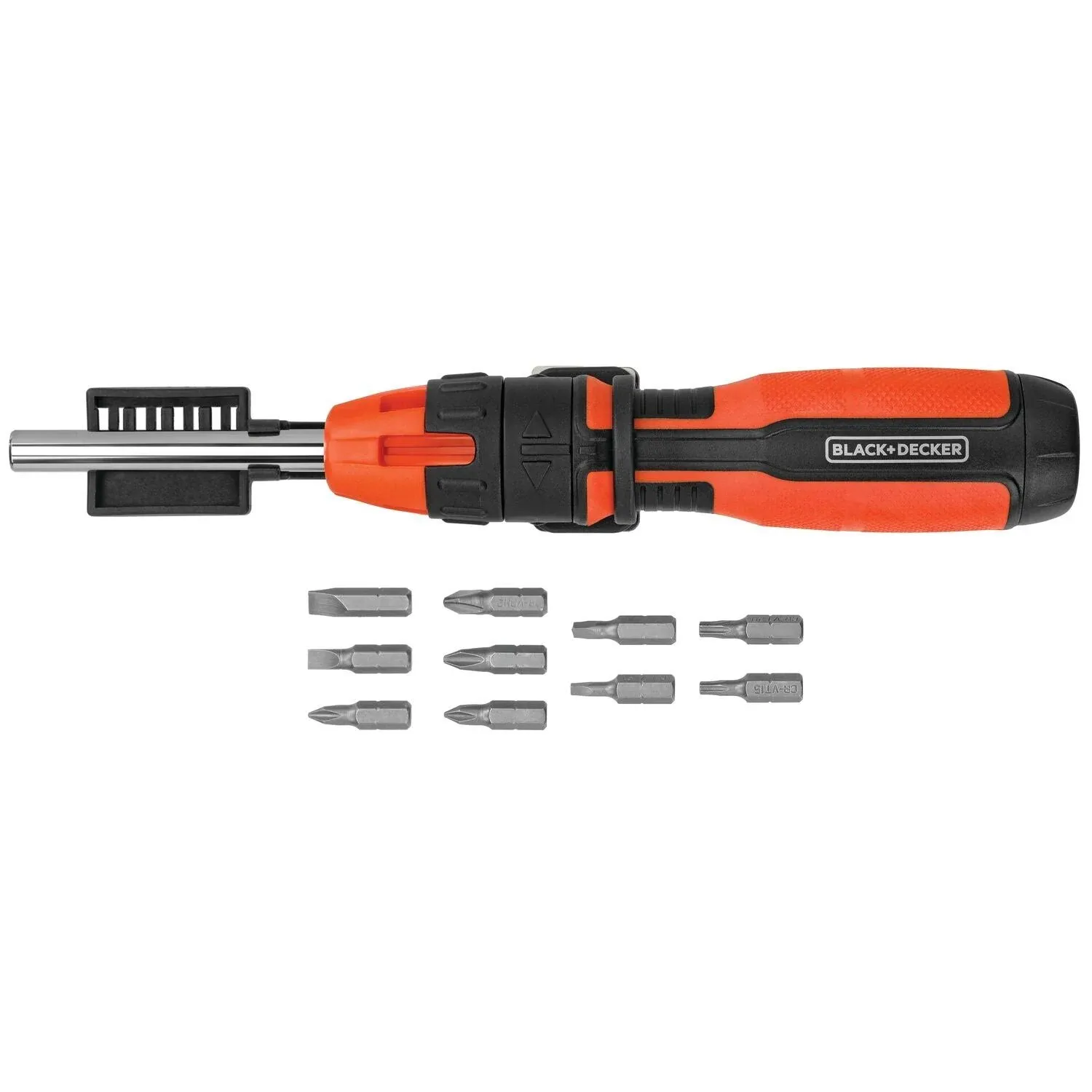 BLACK+DECKER Ratcheting Screwdriver, 10 Bit (BDHT68000)