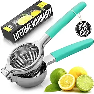 Zulay Kitchen Stainless Steel Lemon Squeezer - Aqua