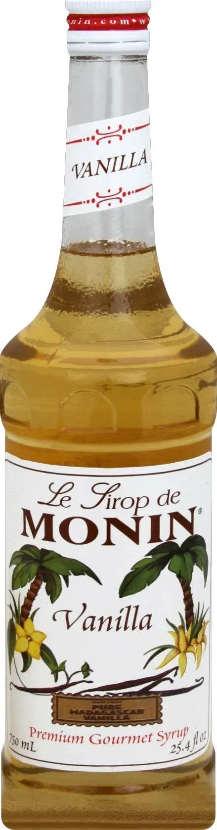 Monin Vanilla Syrup (250ml) - Pack of 2