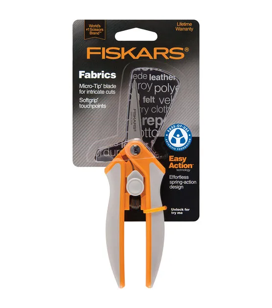 Fiskars Easy Action Micro-Tip Scissors