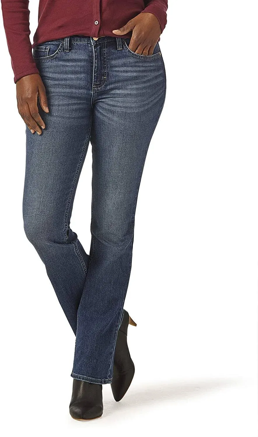 Riders by Lee Indigo womens Midrise Bootcut Jean