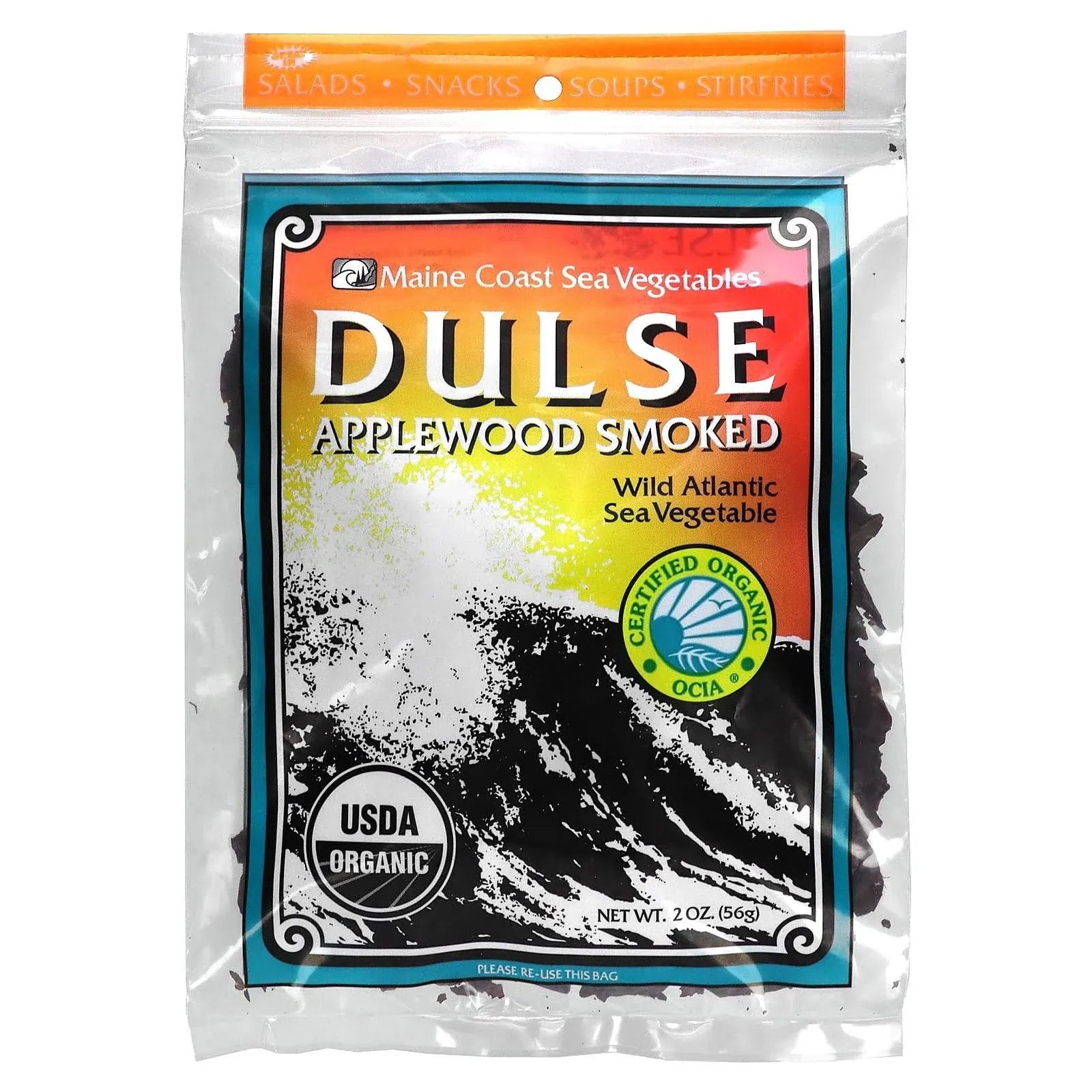 Maine Coast Sea Vegetables Applewood Smoked Dulse Leaf