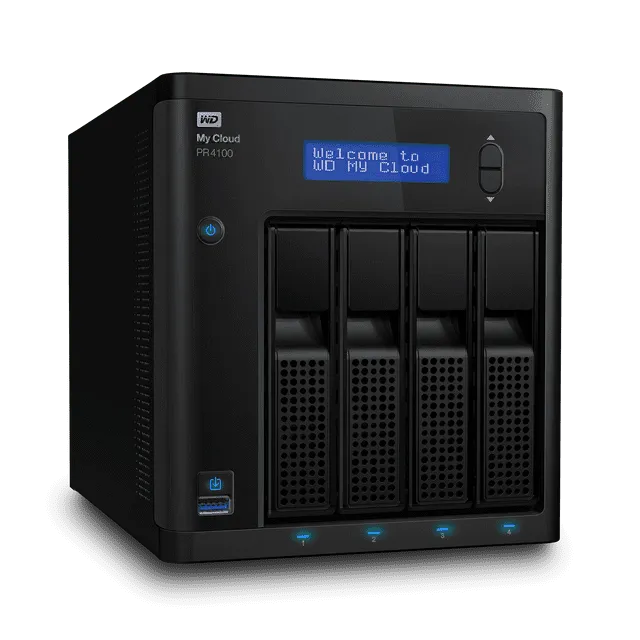 WD My Cloud PR4100 Pro Series Server WDBNFA0400KBK-NESN