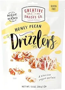 Creative Snacks - Drizzlers - Honey Pecan - Case of 6 - 10 oz.