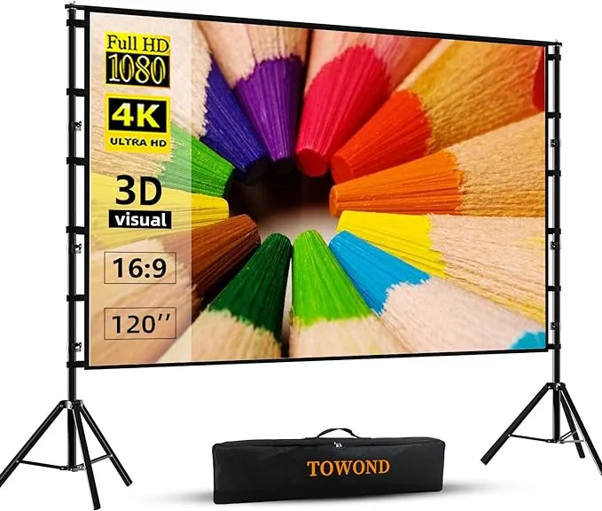 Towond 120 inch Projector Screen