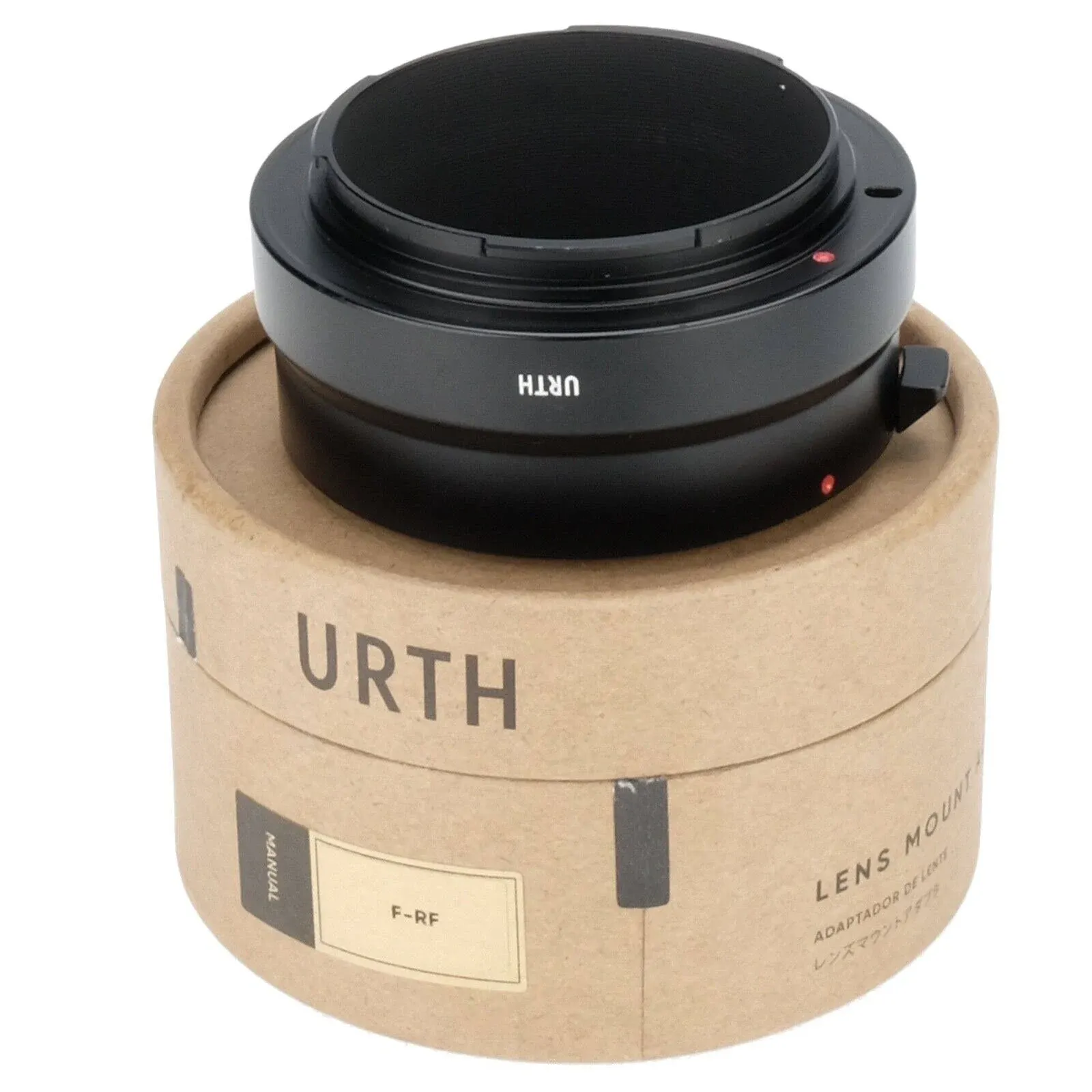 Urth Lens Mount Adapter: Compatible for Nikon F Lens to Canon RF Camera Body