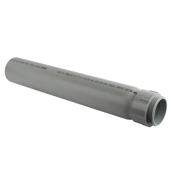 3 in. Non-Metallic PVC Slip Meter Riser (Standard Fitting)