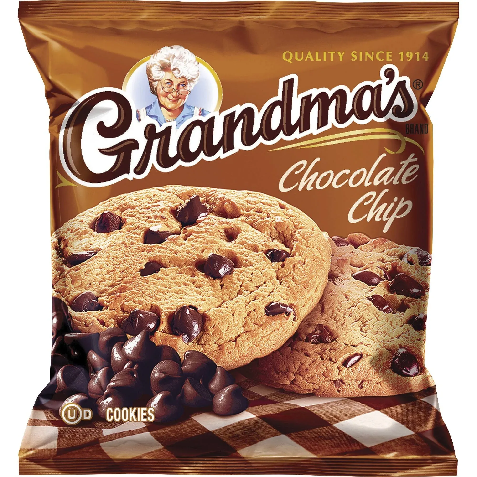 Grandma's Big Chocolate Chip Cookies, Pack Of 2, Box Of 60 Packs