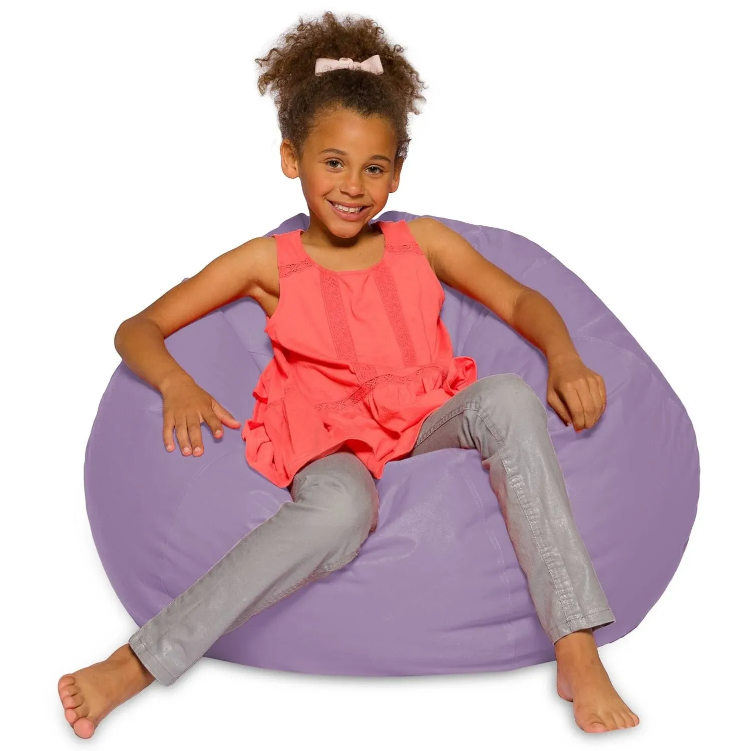 Posh Creations Bean Bag Chair for Kids, Teens, and Adults Includes, Large