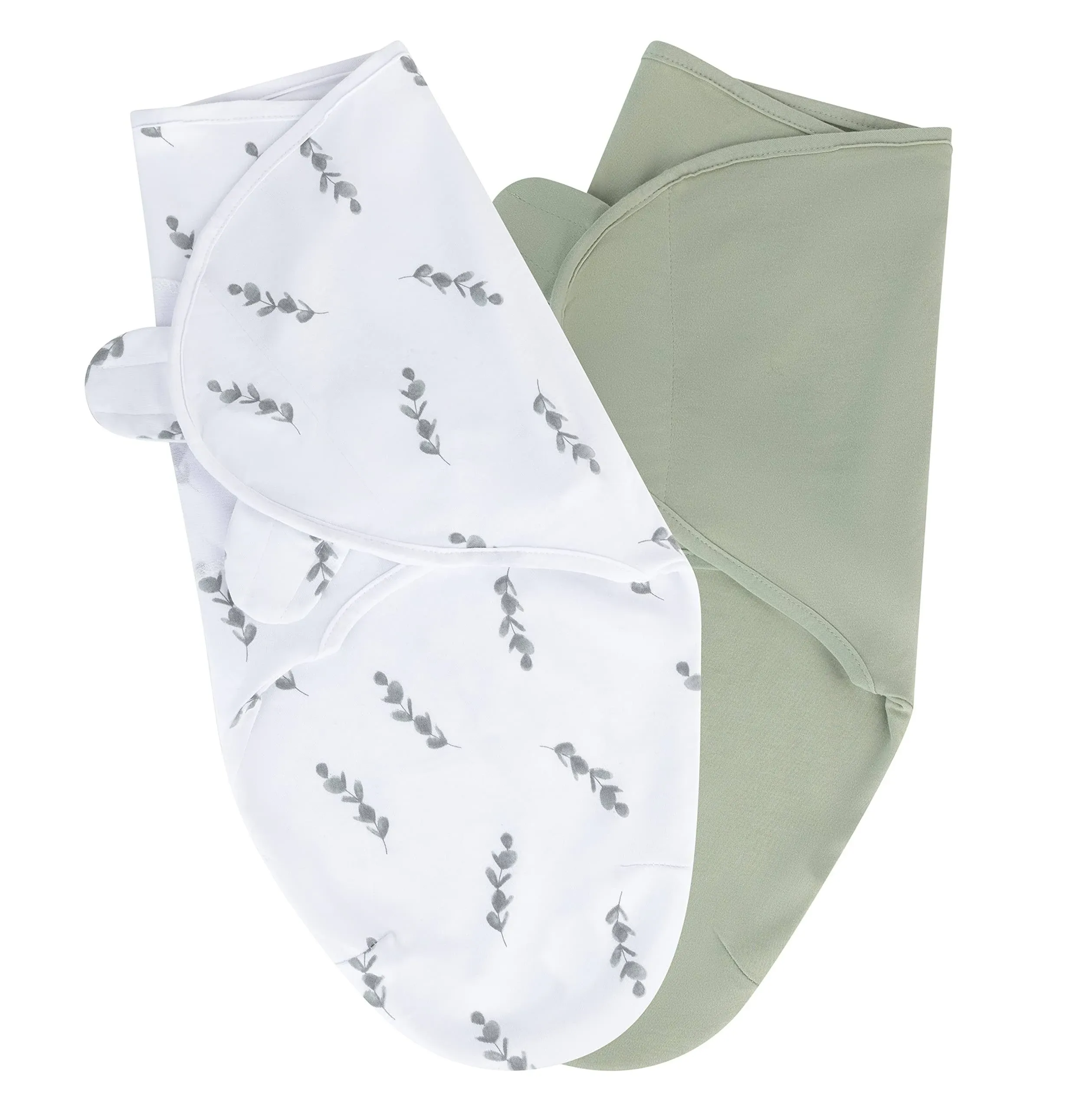 Ely's & Co. Adjustable Swaddle Blanket 2 Pack Multi