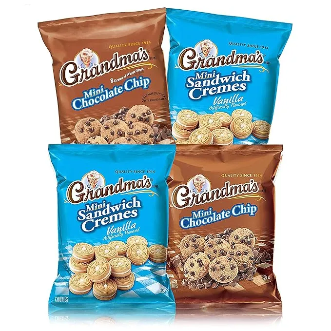 Grandma's Mini Cookies 2 Flavor Variety Pack, 30 Count