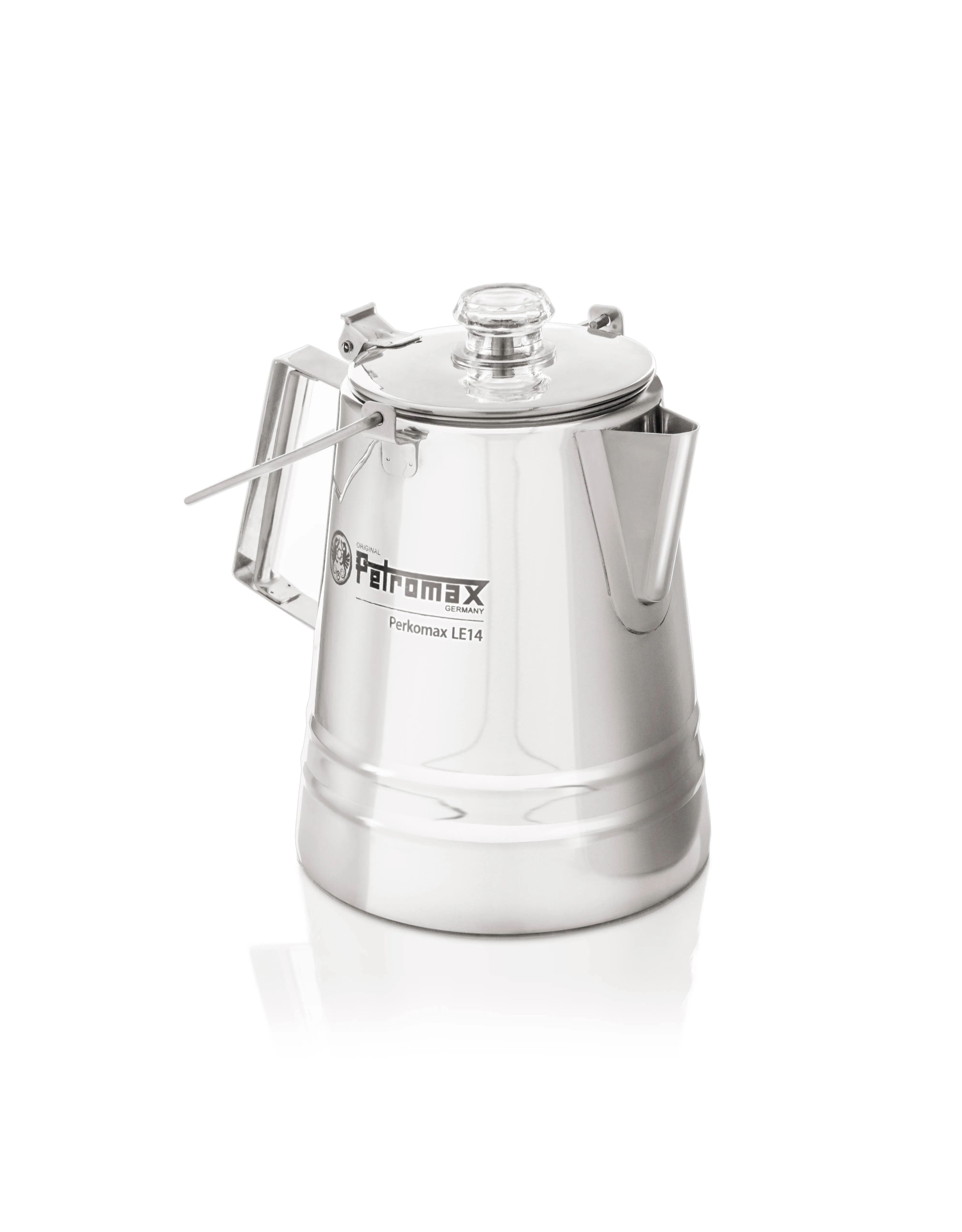 Petromax Tea and Coffee Percolator for Kitchen or Campfire, Stainless Steel