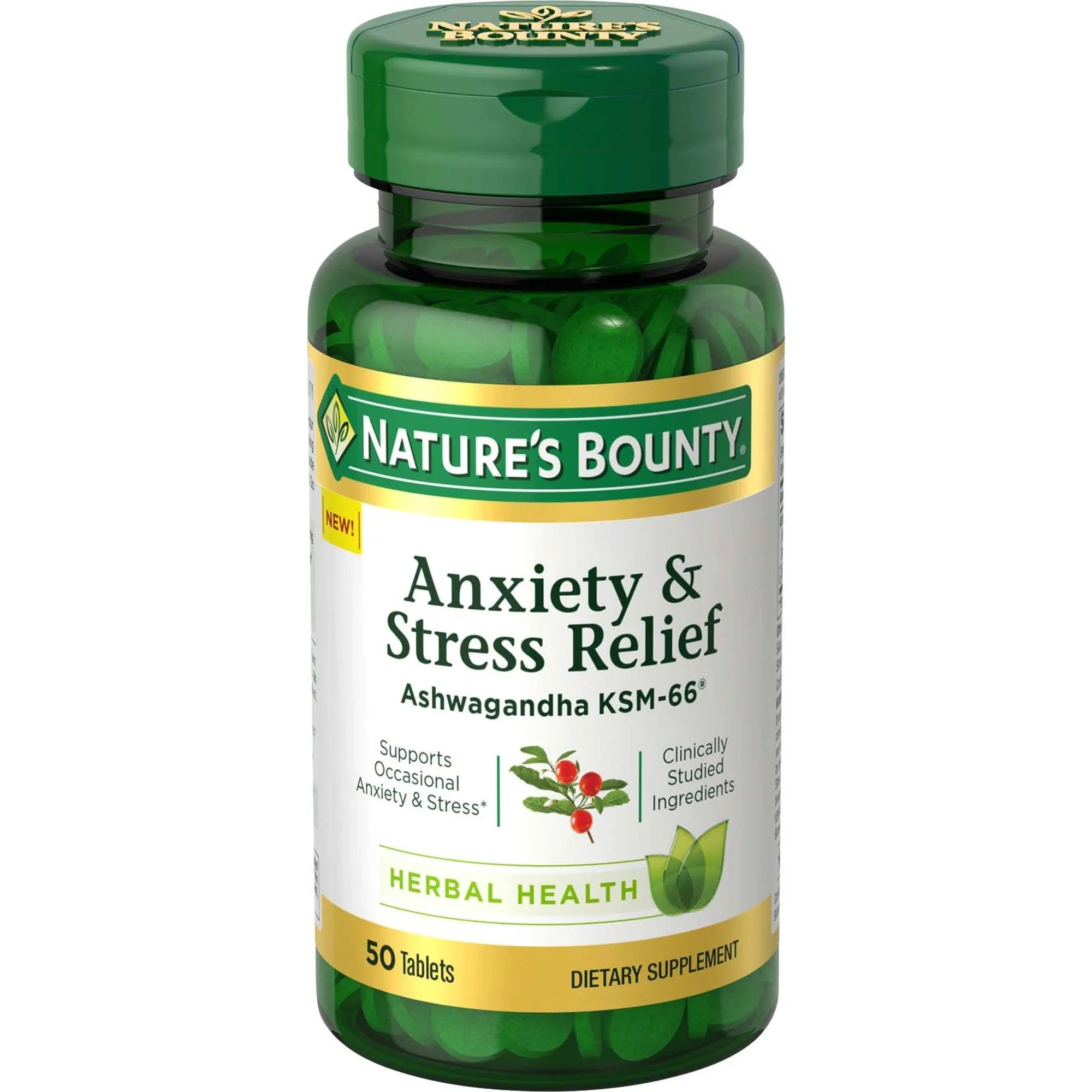 Nature's Bounty Anxiety & Stress Relief Tablets