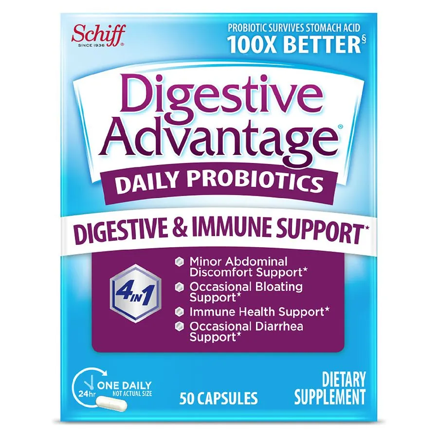 Digestive Advantage Probiotic Capsules, Men's & Women's Daily Probiotic Supplement - 50.0 ea