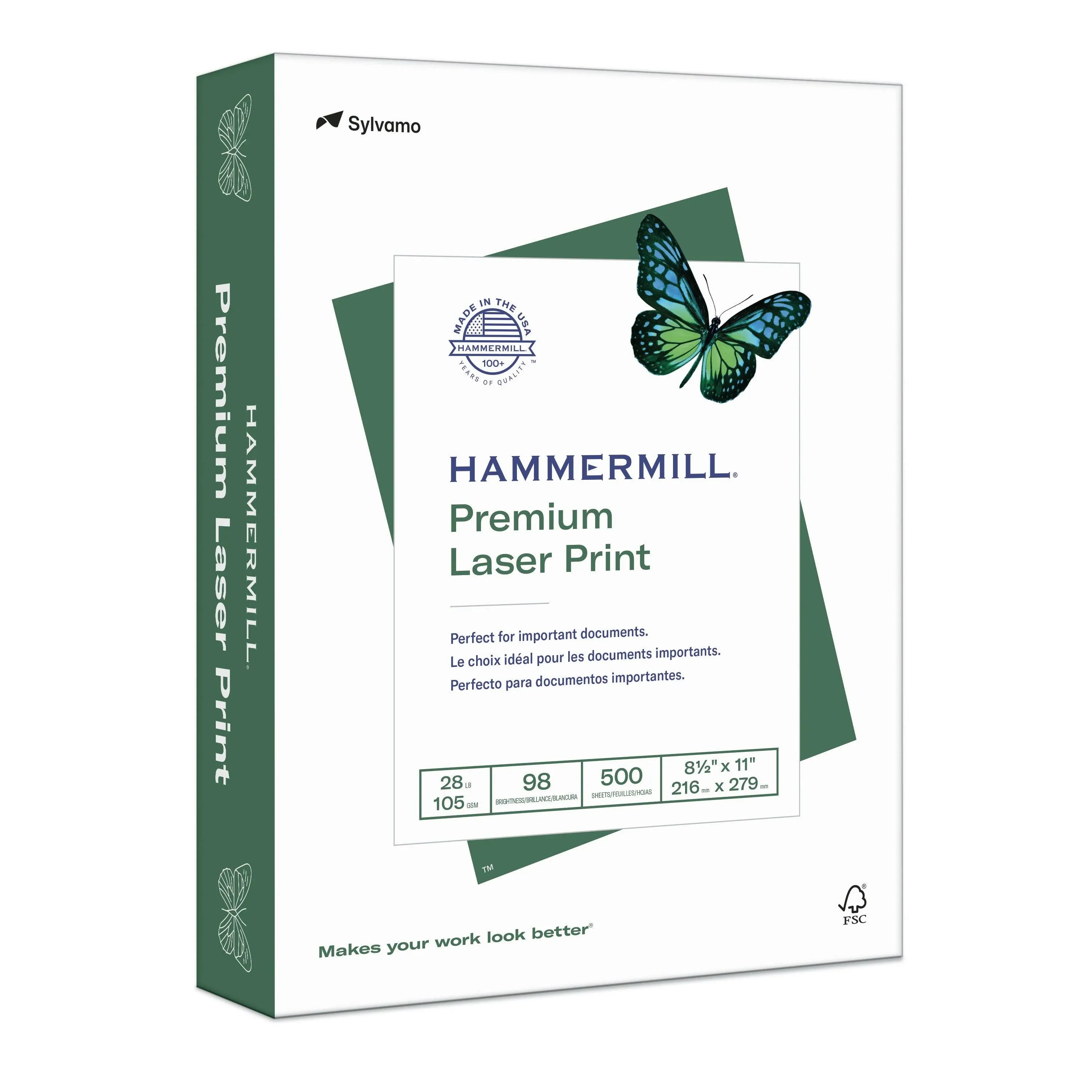 Hammermill Premium Laser Print Paper 98 Bright