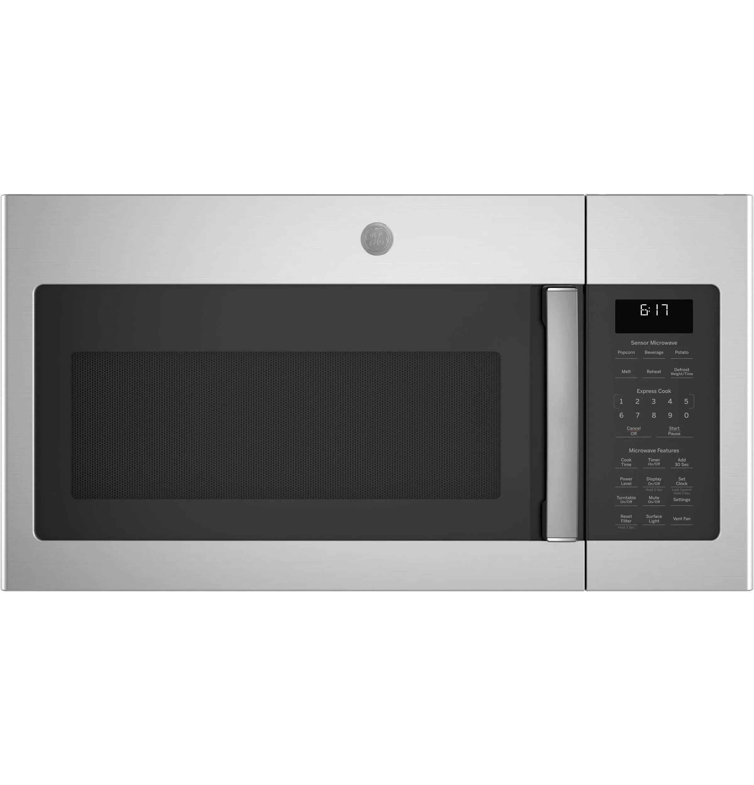 GE JVM6175YKFS 1.7 Cu. Ft. Over-the-Range Microwave, Stainless Steel