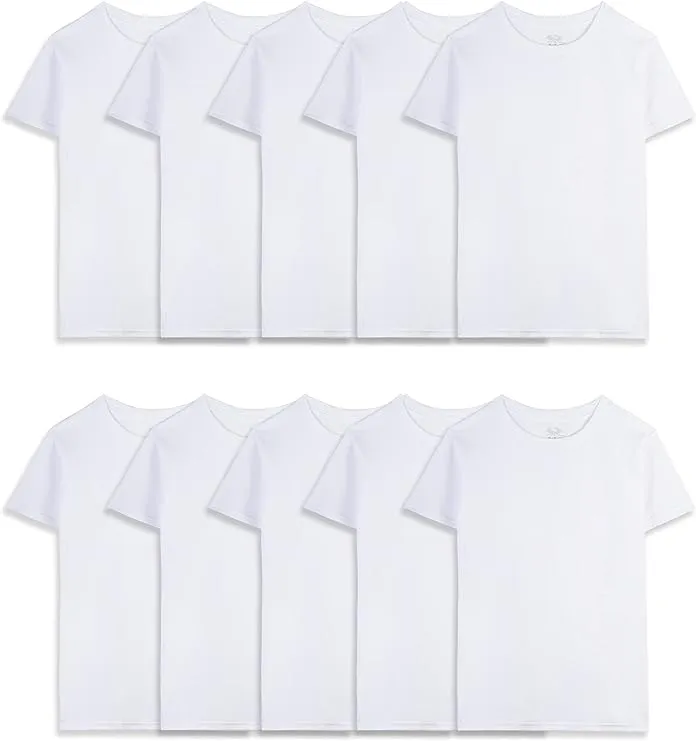 Fruit of the Loom Boys' Cotton White T Shirt