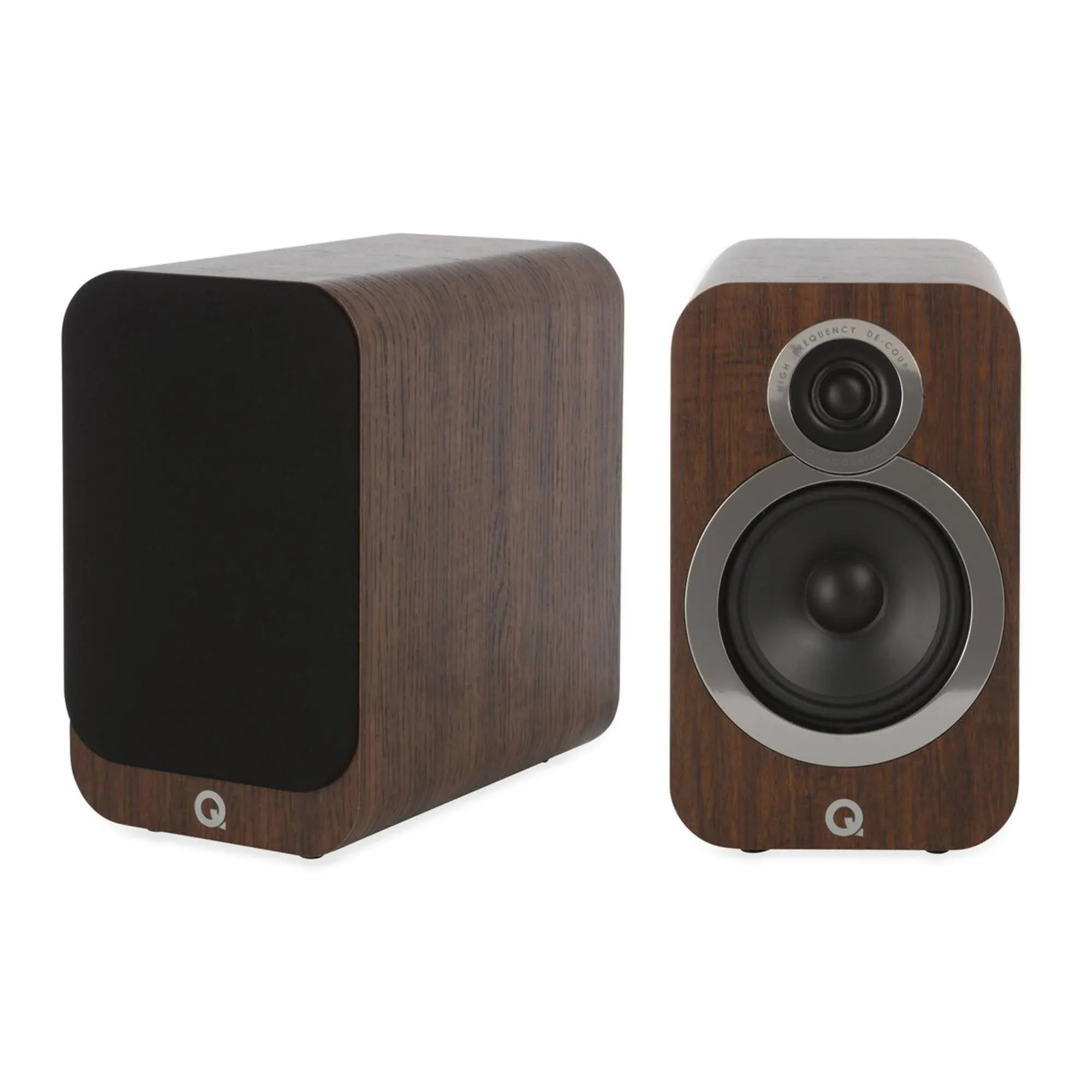 Q Acoustics 3020i BookShelf Speakers - Pair English Walnut by Ayreborn