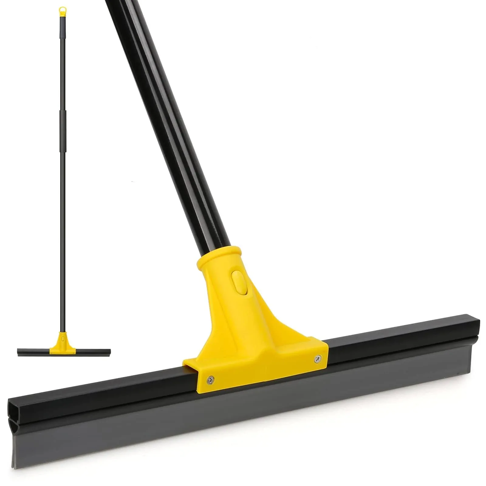 KeFanta Squeegee Broom for Floor 18\ Rubber Squeegee with 60\ Long Handle for ...