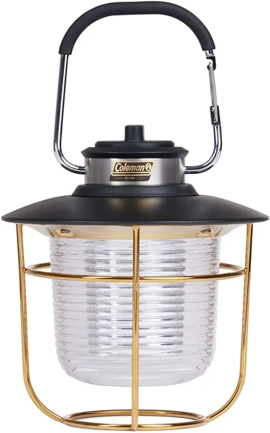 Coleman 1900 Collection 200 Lumens Premium LED Lantern, Durable Impact & Water-Resistant Lantern with Adjustable Brightness Settings & Carry Handle