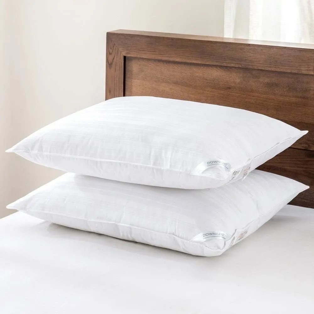 down Alternative Pillows Standard Size Set of 2 - Hotel Collection Soft Bed Pill