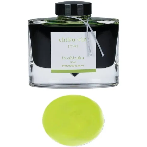 Pilot Iroshizuku Bottled Ink in Chiku-Rin Ink (Bamboo Forest) - 50 mL