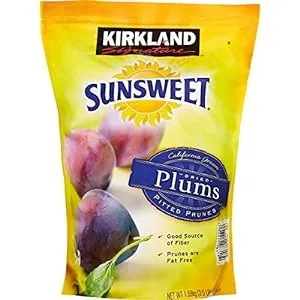 Kirkland Signatures Dried Plums Pitted Prunes, 2 Pack