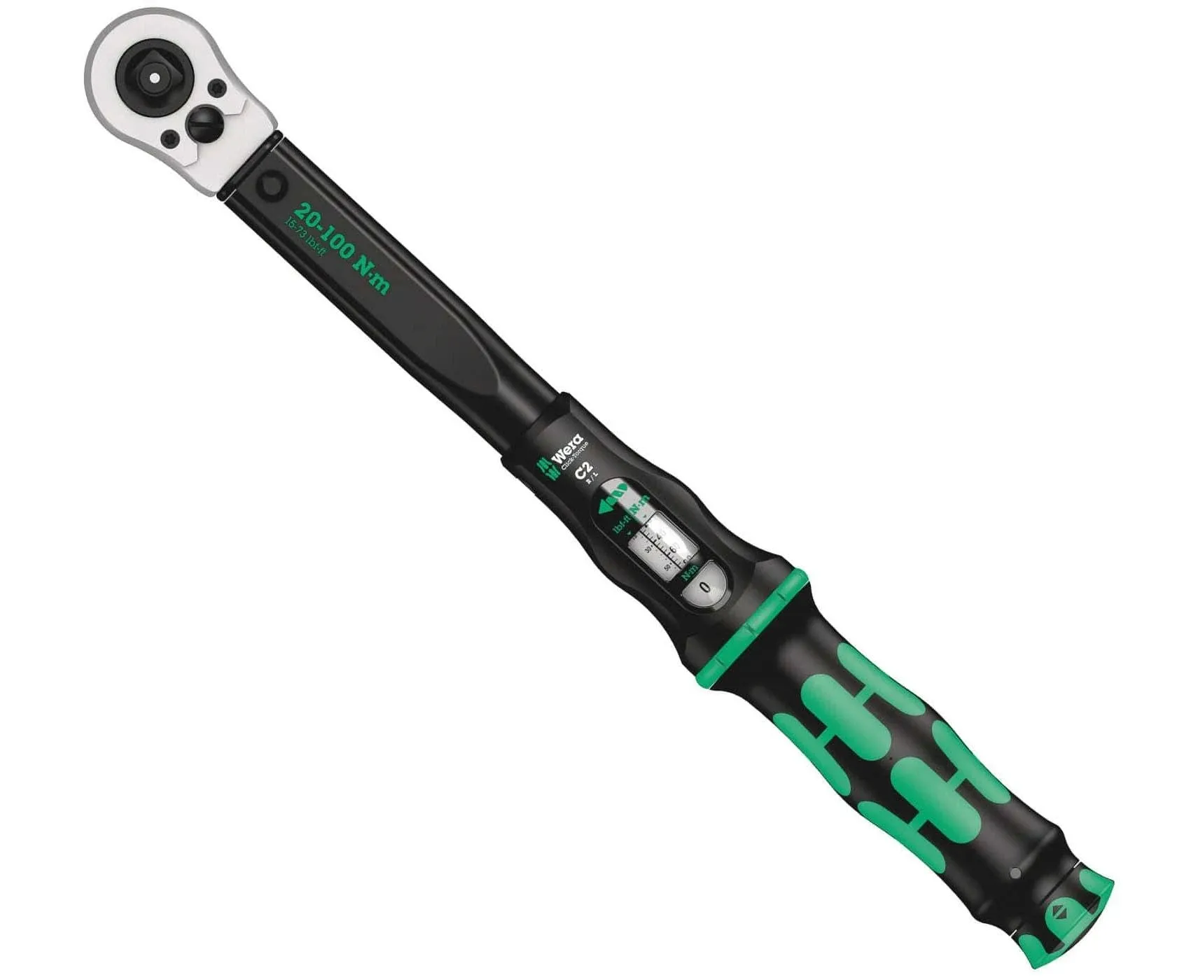 Wera Click-Torque C 2 Push R/L Adjustable Torque Wrench - 20-100 NM