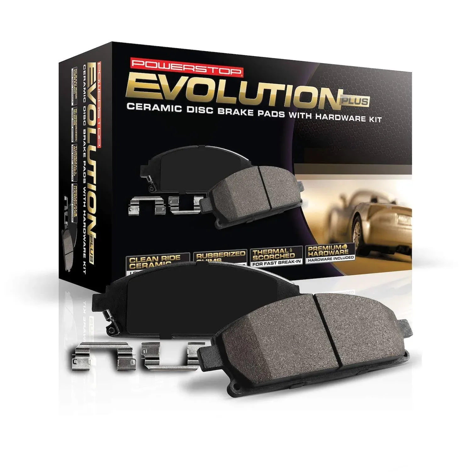 PowerStop Z17 Evolution 17-1916 | Rear Disc Brake Pad Set