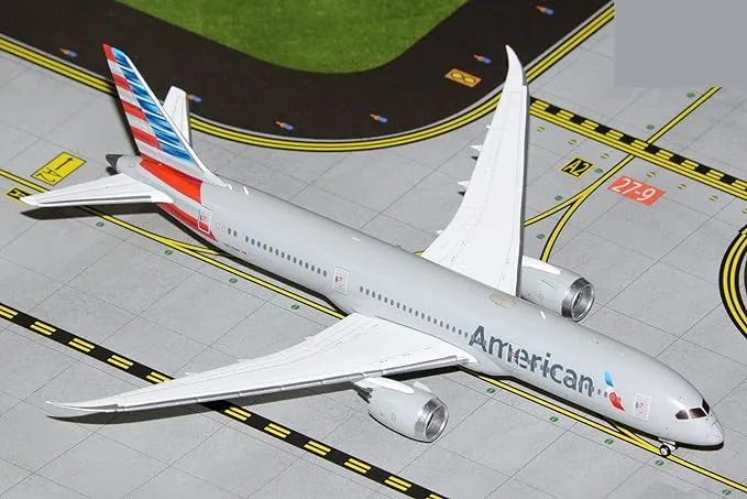 Boeing 787-9 Commercial Aircraft "American Airlines" Gray 1/400 Diecast Model Airplane by GeminiJets