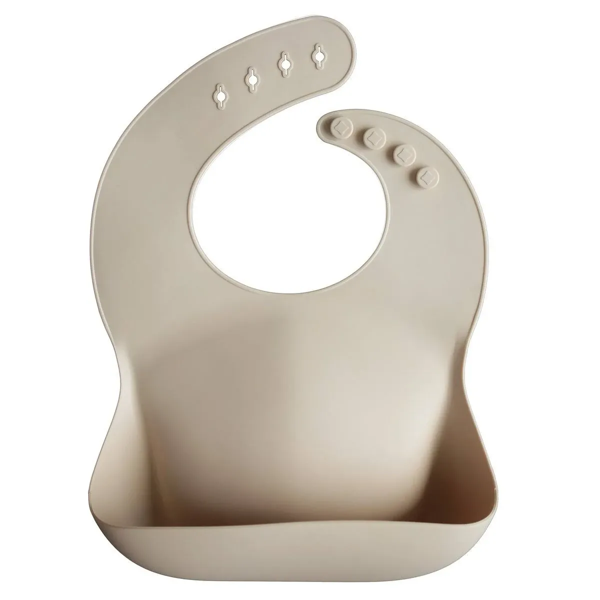 Mushie Silicone Baby BIB-SHIFTING Sand