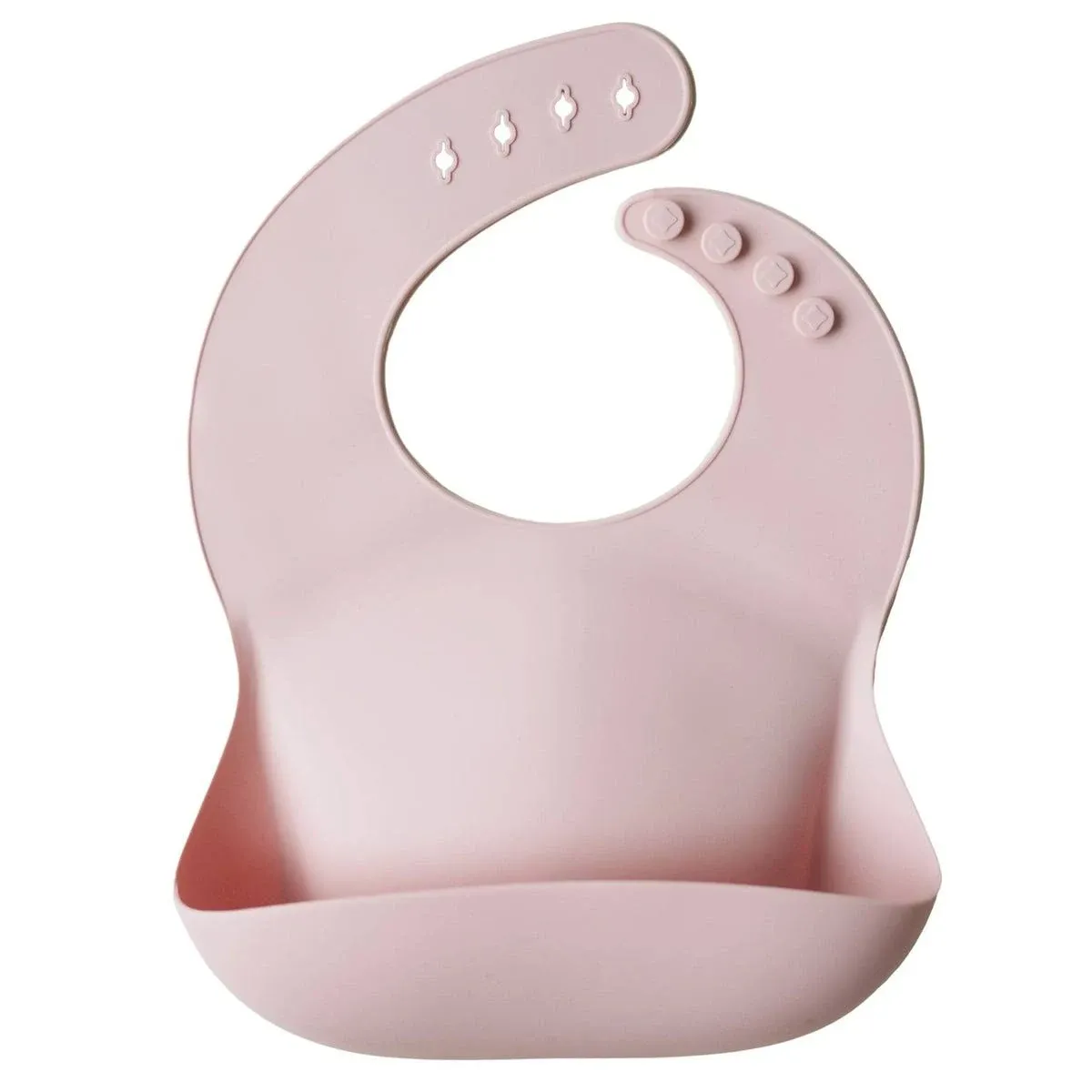 Silicone Bib - Quartz Pink