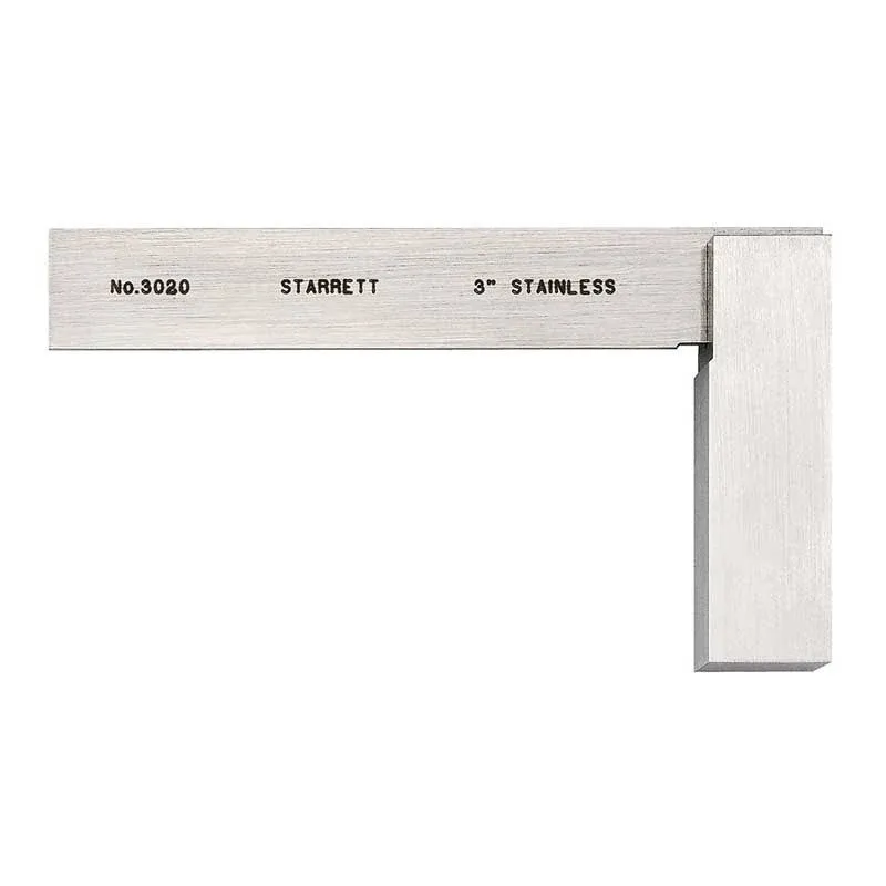 Starrett Precision Square, Stainless Steel, 3020-6