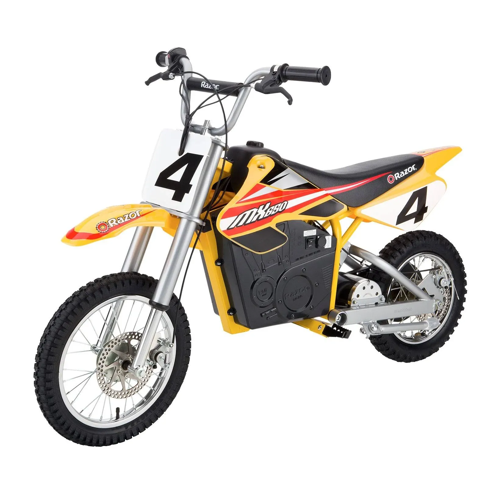 Razor MX650 Dirt Rocket Electric Bike, Yellow