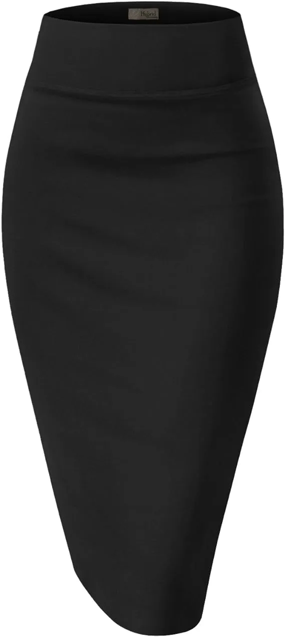 Hybrid & Company Women's Ponte Pencil Skirt in Red | Medium | Lord & Taylor