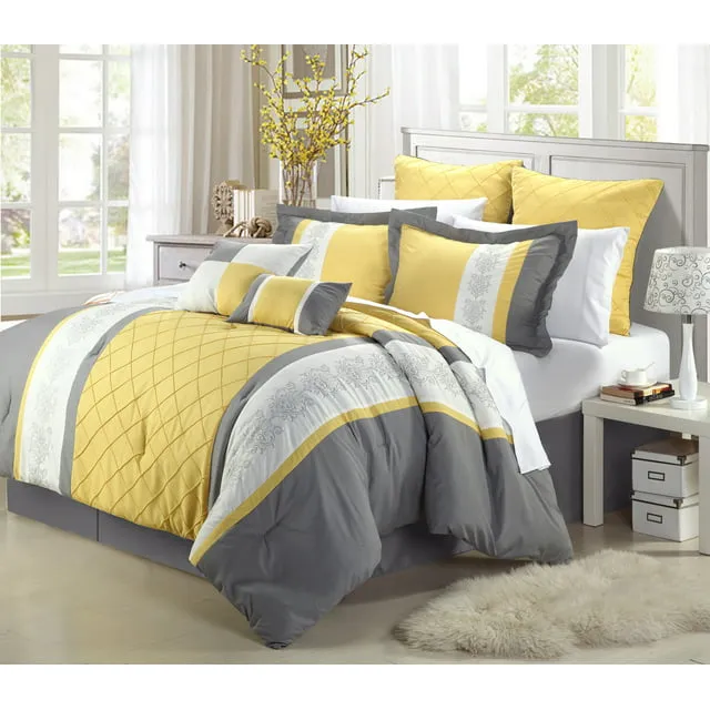 Chic Home Arlington 12-Piece Bed in a Bag Comforter Set