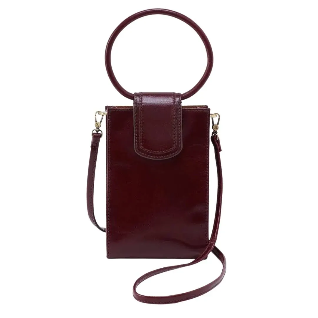 Hobo Sheila Phone Crossbody, Truffle Vintage Hide