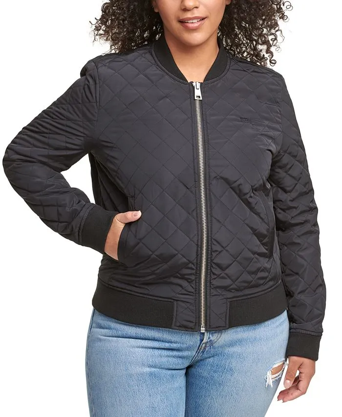 Levi's Women's Diamond Quilted Bomber Jacket