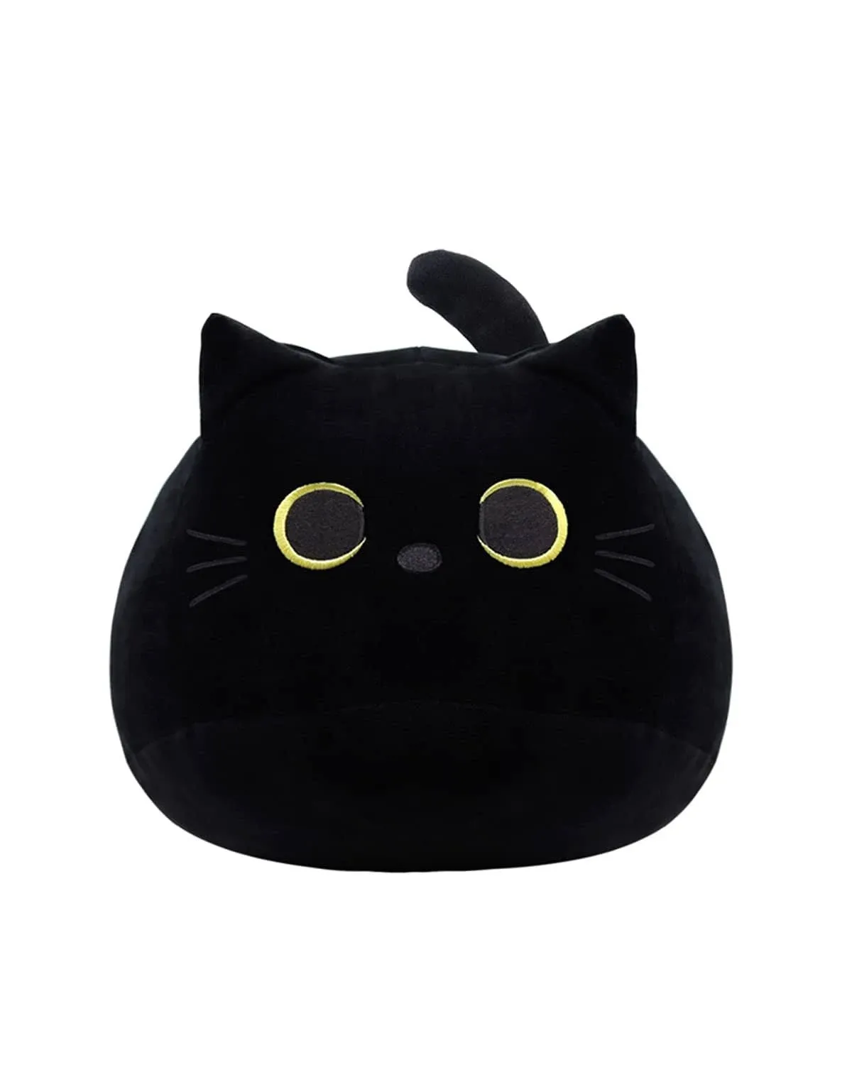 Black Cat Plush Toy Black Cat Pillow,Soft Plush Doll Cat Plushie Cat Pillow ...