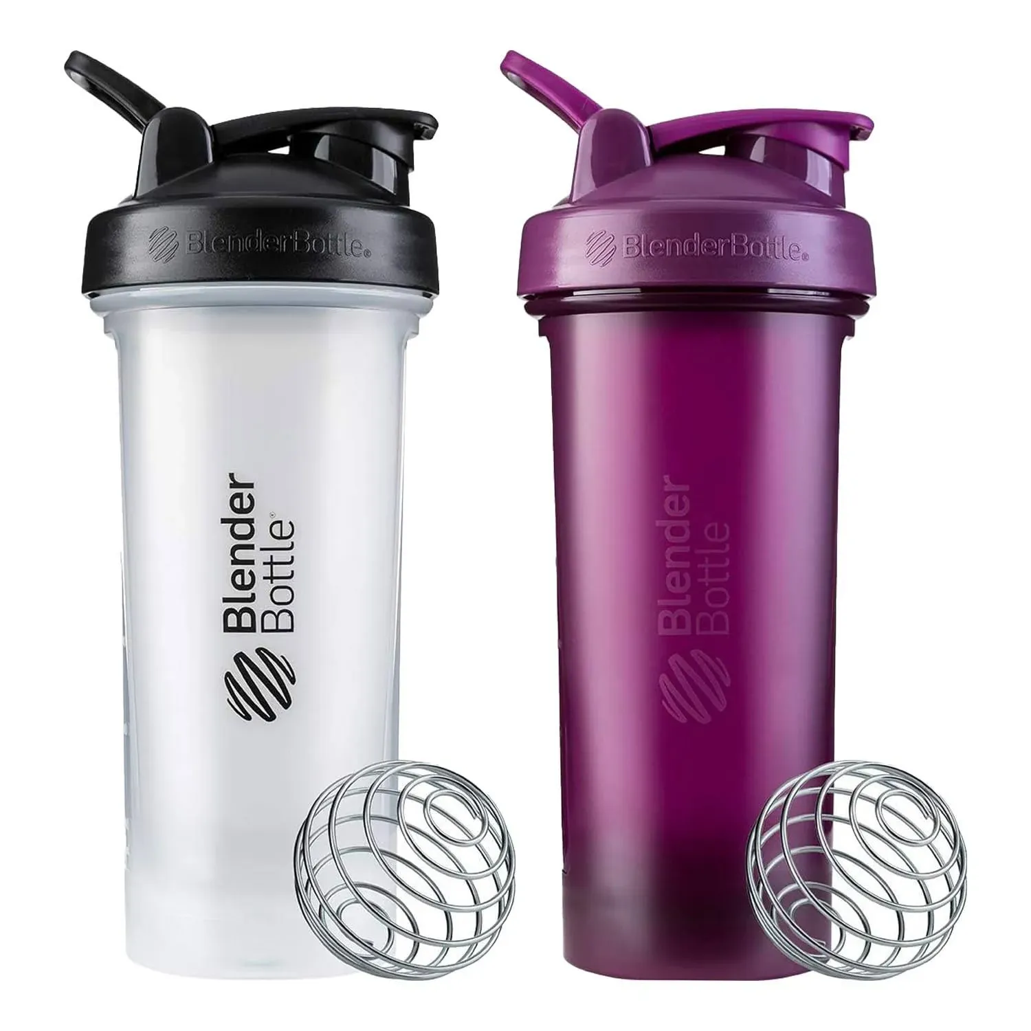 BlenderBottle Botella Coctelera Clásica V2 Perfecta Para batidos De Proteínas Y preentrenamiento, 28 onzas, Rosa Claro