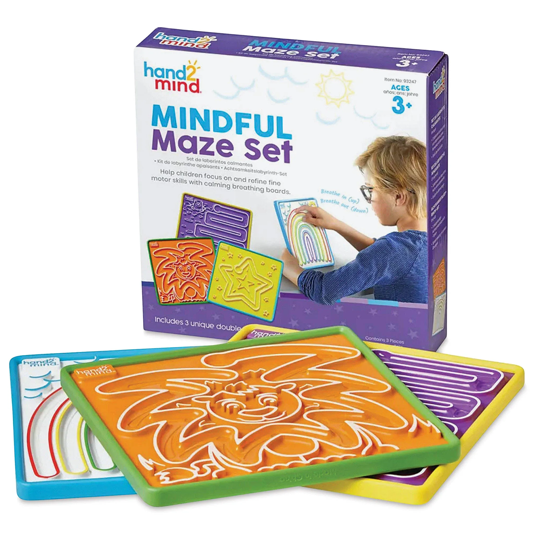 Learning Resources Hand2Mind Mindful Maze Set - Creative - 1 Each