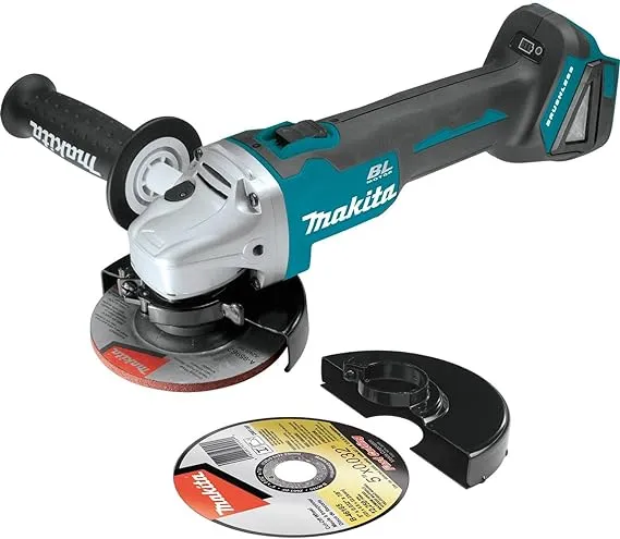 Makita XAG04Z 18V LXT® Lithium-Ion Brushless Cordless 4-1/2” / 5" Cut-Off/Angle Grinder, Tool Only