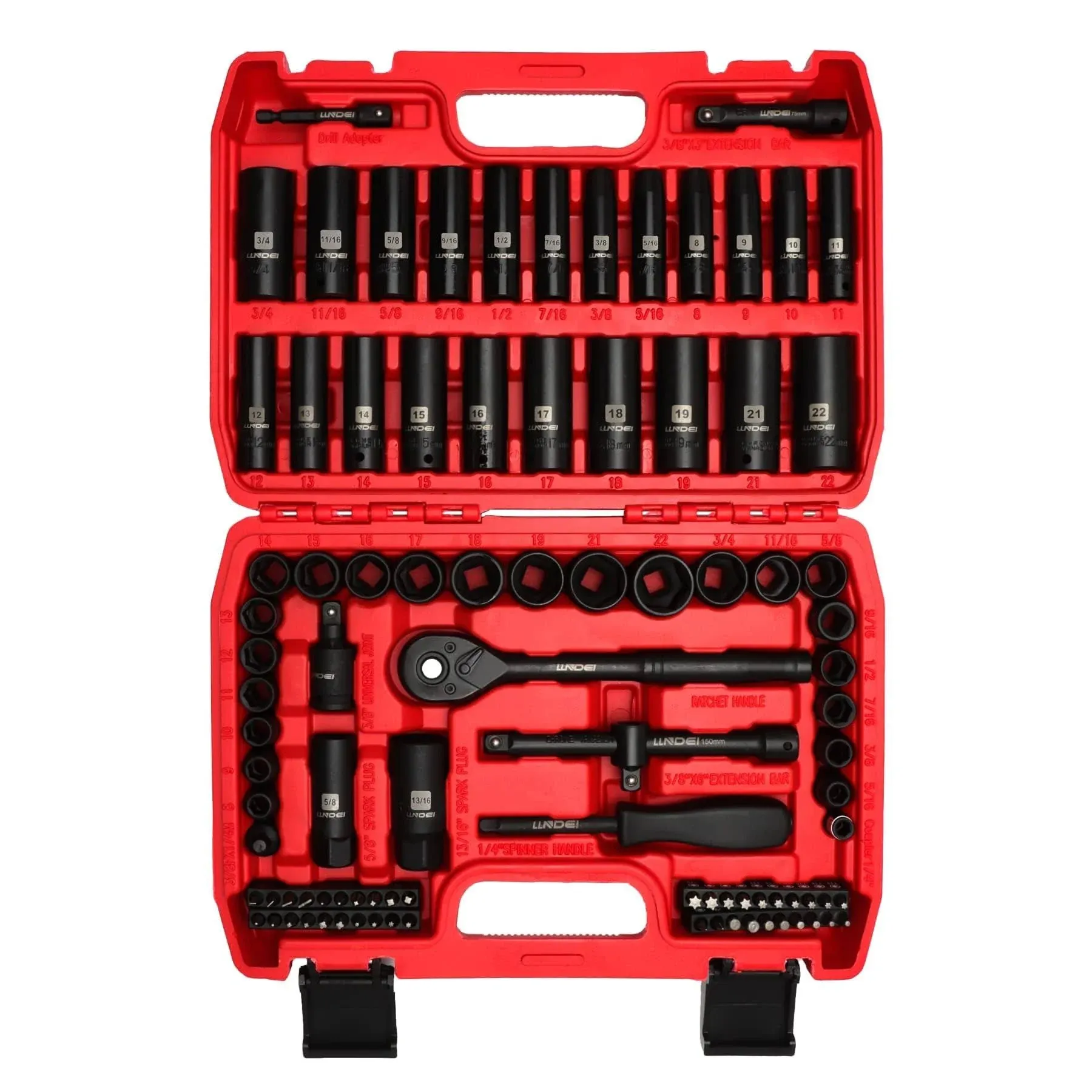 LLNDEI 3/8Drive Impact Socket Set