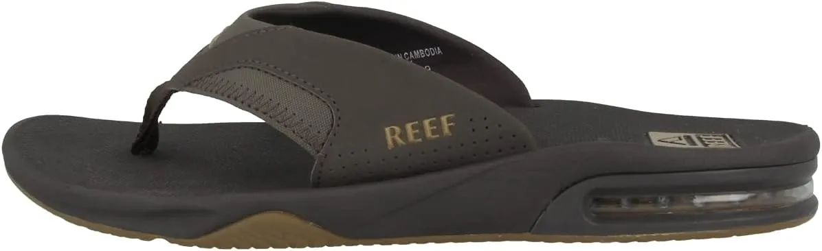 Reef Fanning Men&#39;s Sandals - Black/Silver